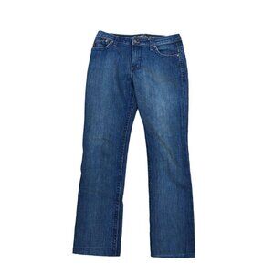 PURE COLOR Denim Jeans Women's 30 Blue Straight Leg Blue Pants Bottoms​​​